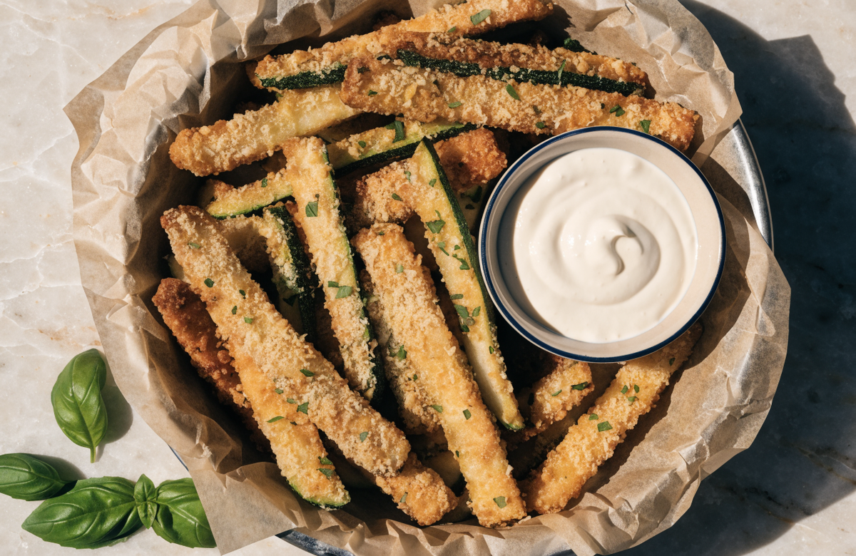 Crispy Air Fryer Zucchini Fries