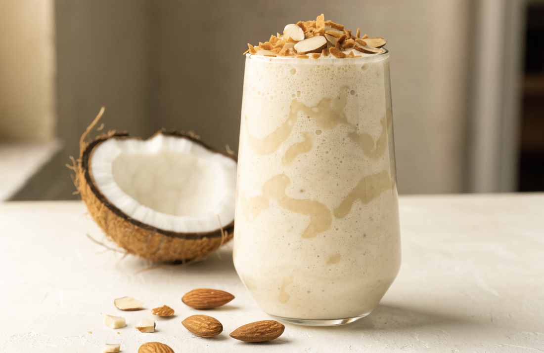 Creamy Coconut Almond Protein Smoothie