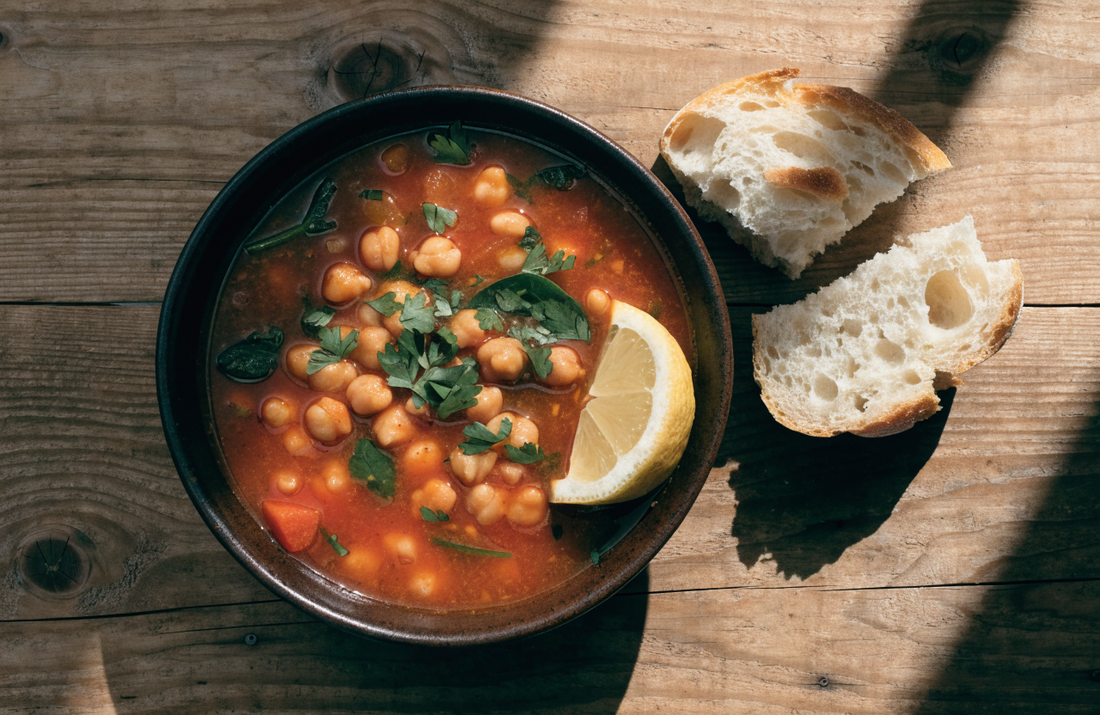 Easy Chickpea Stew (Gentle, Hearty, Heart-Smart)