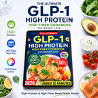 GLP-1 High Protein High Fiber Cookbook for weight loss
